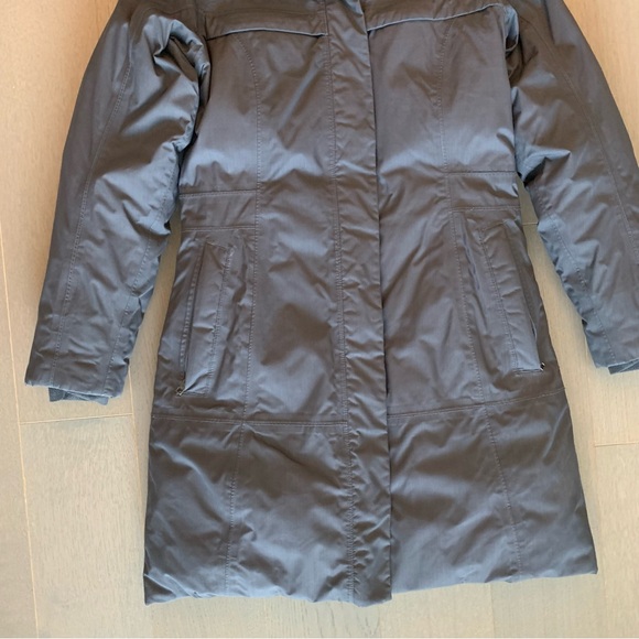 North Face Grey Winter Arctic Parka Jacket with Faux Fur Trim - Picture 4 of 16